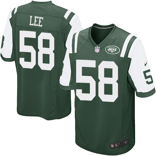 Nike Jets #58 Darron Lee Green Team Color Youth Stitched NFL Elite Jersey - Click Image to Close